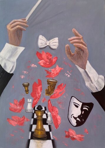 Hobbies and Emotions van Olga Ben Zur, Schilderij te koop op Singulart