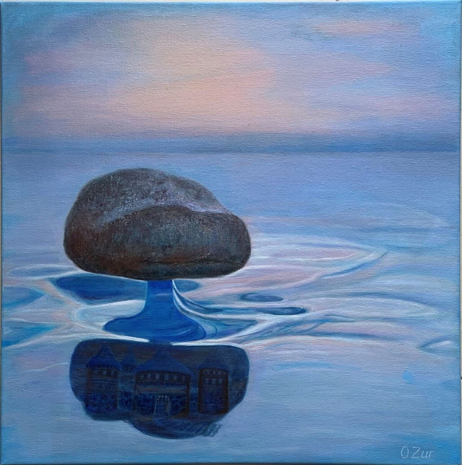 The secret of the stone Olga Ben Zur Originalgemälde zu verkaufen