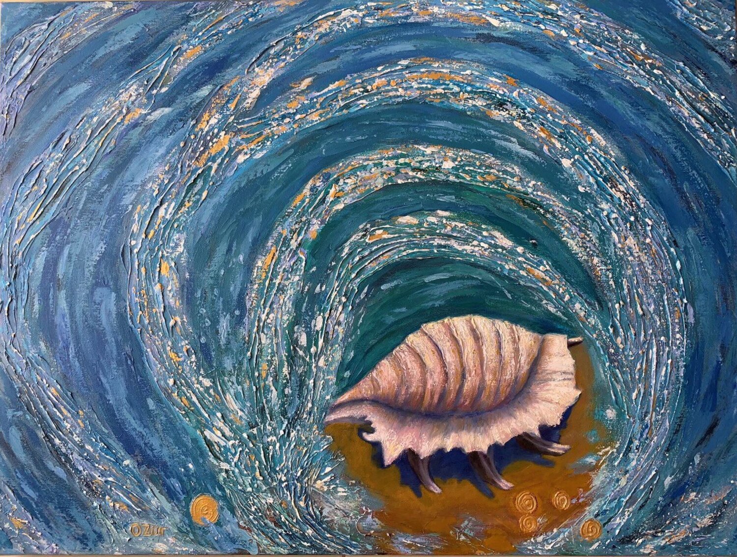 Seashell spirals Olga Ben Zur