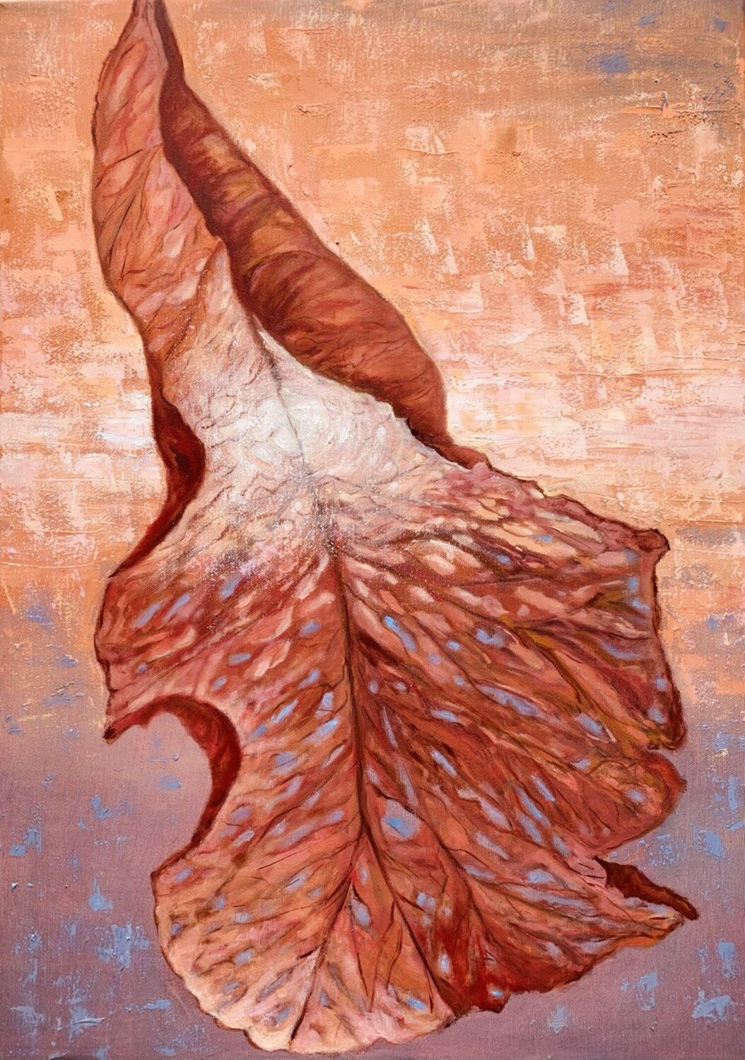 Autumn Shades Terraccota Olga Ben Zur Originalgemälde zu verkaufen