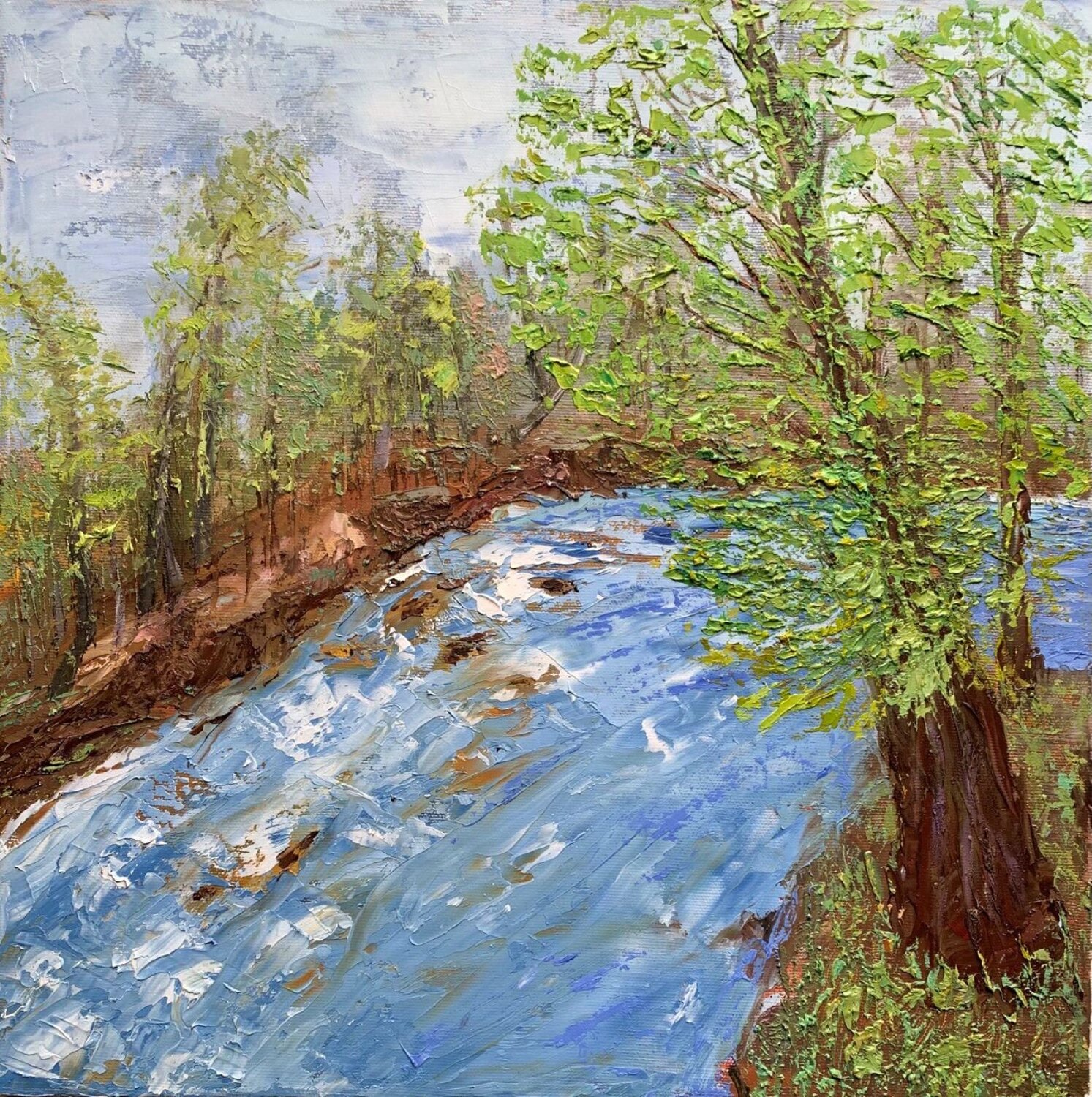 Freshness of nature Olga Ben Zur Dipinto originale in vendita