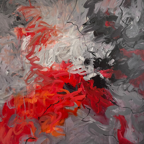 Storm of Colors de Anastasiia Krykun, Pintura a la venta en Singulart