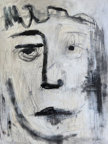 Fragmented Gaze de Anastasiia Krykun, Pintura a la venta en Singulart