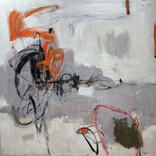 Echoes of Stillness de Anastasiia Krykun, Pintura a la venta en Singulart
