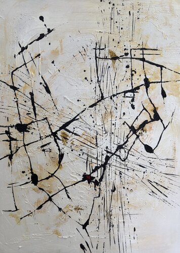 Chaotic Lines de Anastasiia Krykun, Pintura a la venta en Singulart