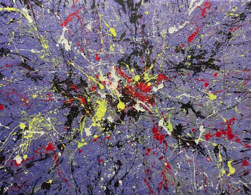 Purple Energy de Anastasiia Krykun, Pintura a la venta en Singulart