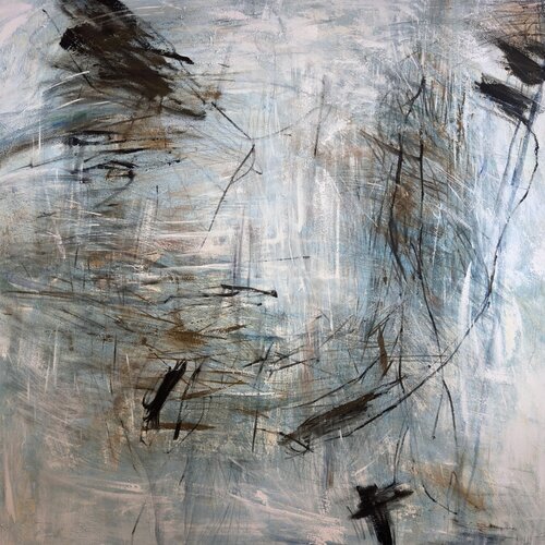 Blue Emotions van Anastasiia Krykun, Schilderij te koop op Singulart