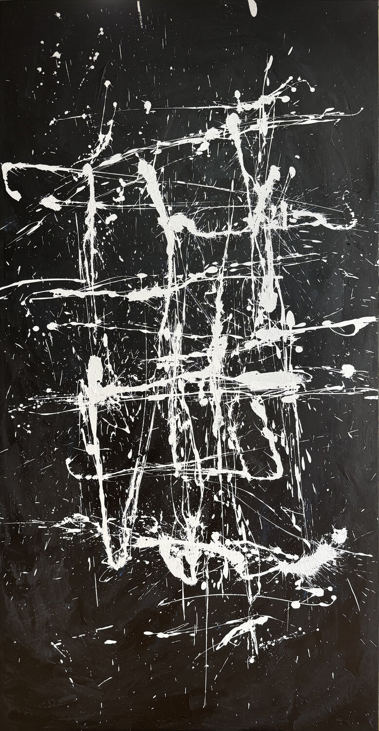 White Chaos on Black' Anastasiia Krykun