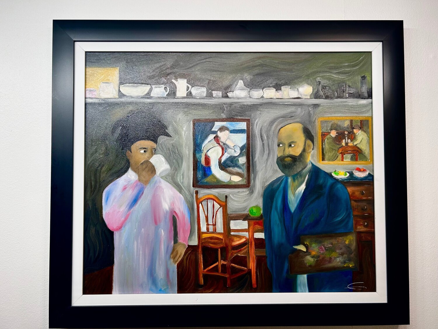Basquiat conversation with Cezanne Gracia Orah