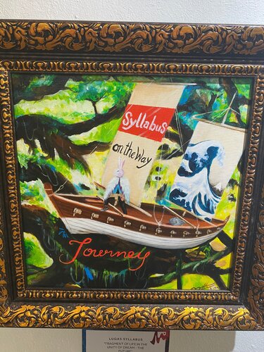Fragment of Life in the Unity of Dream “The Journey” van Lugas Syllabus, Schilderij te koop op Singulart