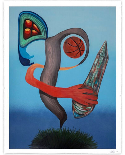 Reaching for existence di Devin Liston, Pittura in vendita su Singulart