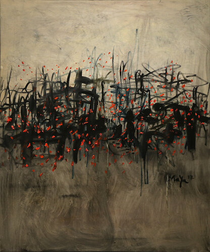 Red Melody van Maya Jimsheleishvili, Schilderij te koop op Singulart