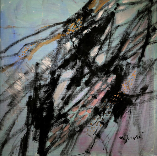 Play of the Strikes van Maya Jimsheleishvili, Schilderij te koop op Singulart