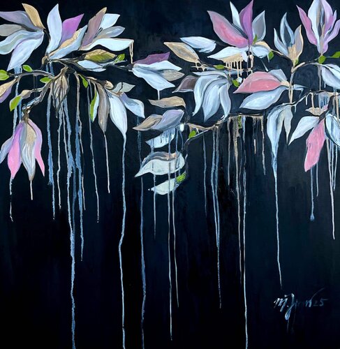 Magnolias van Maya Jimsheleishvili, Schilderij te koop op Singulart