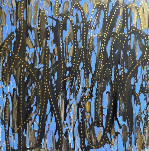 Blue rythm von Maya Jimsheleishvili, Malerei kaufen auf Singulart