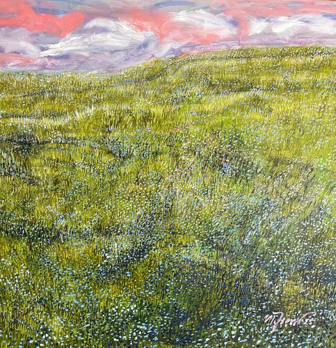 Whispers of flowers van Maya Jimsheleishvili, Schilderij te koop op Singulart