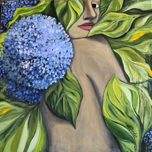 The nature of a Woman par Maya Jimsheleishvili, Peinture en vente sur Singulart