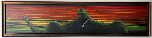 Isla pais despidiendo obra temporada van José Bedia, Schilderij te koop op Singulart
