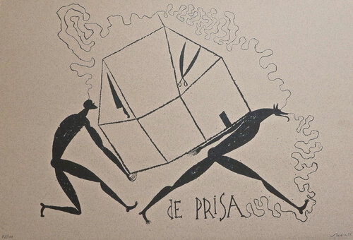 De Prisa van José Bedia, Afdruk te koop op Singulart