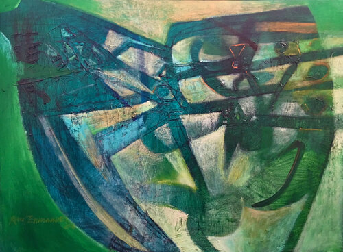 El Aguila II van Raul Pozo Enmanuel, Schilderij te koop op Singulart