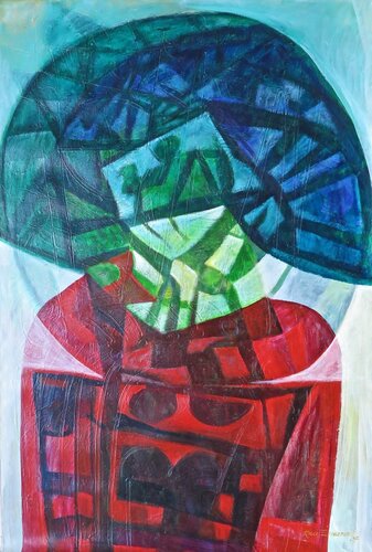 La Sombrilla par Raul Pozo Enmanuel, Peinture en vente sur Singulart