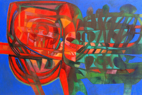 La Silueta vegetal I par Raul Pozo Enmanuel, Peinture en vente sur Singulart