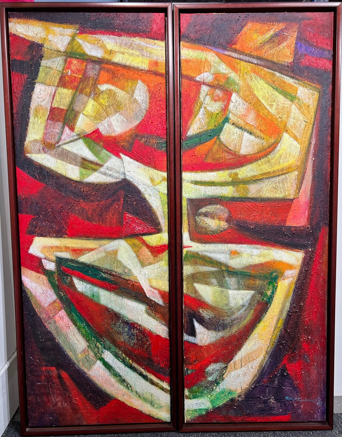Diptico en Rojo Raul Pozo Enmanuel