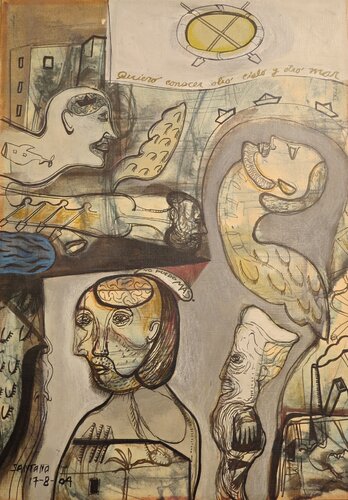 Quiero conocer de Eduardo Santana, Obra en papel a la venta en Singulart