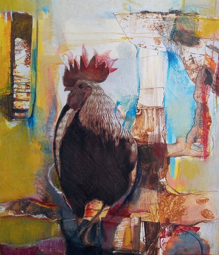 Gallo I van Eduardo Santana, Werk op papier te koop op Singulart