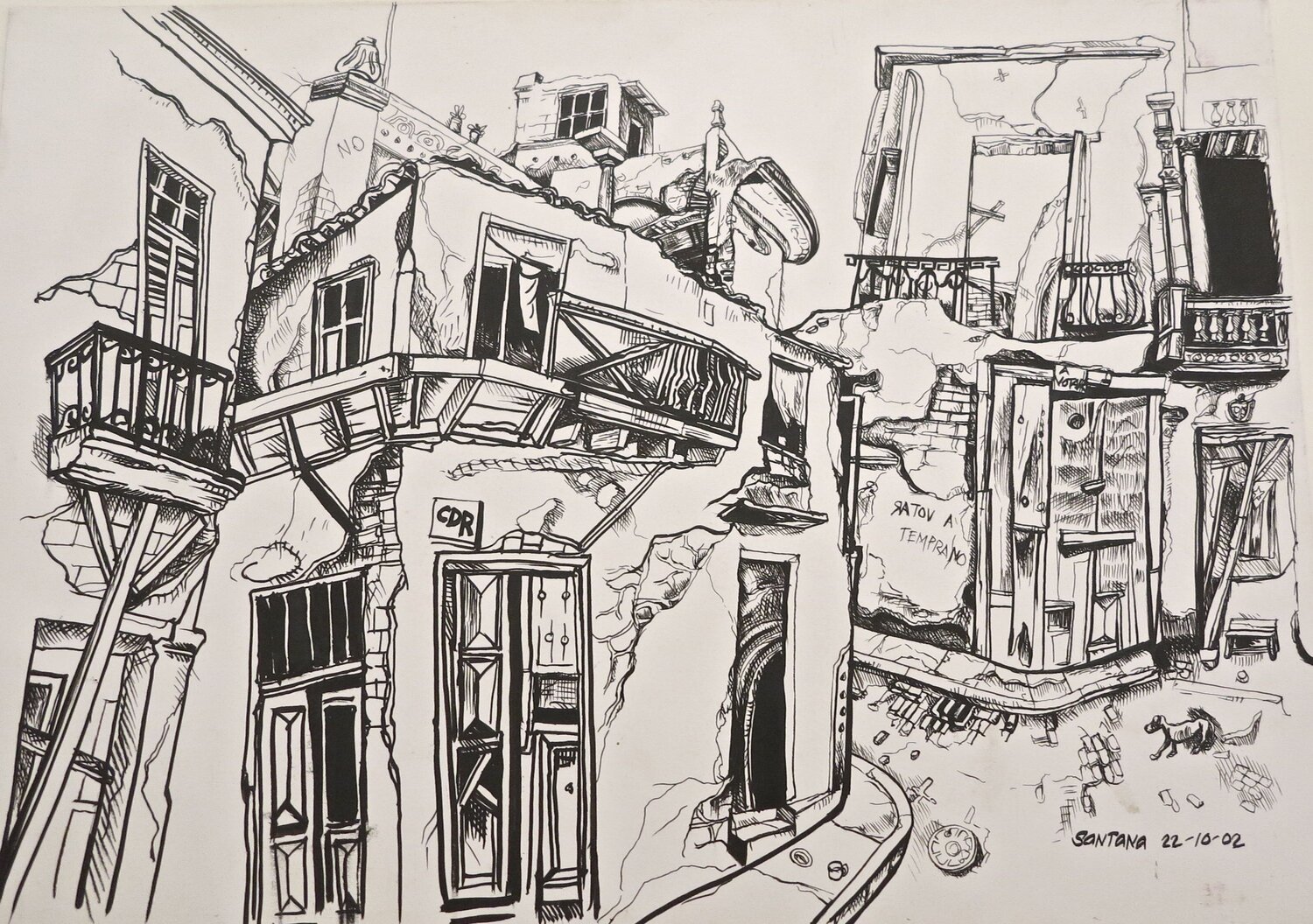 Votar a temprano Eduardo Santana Werk auf Papier zu verkaufen