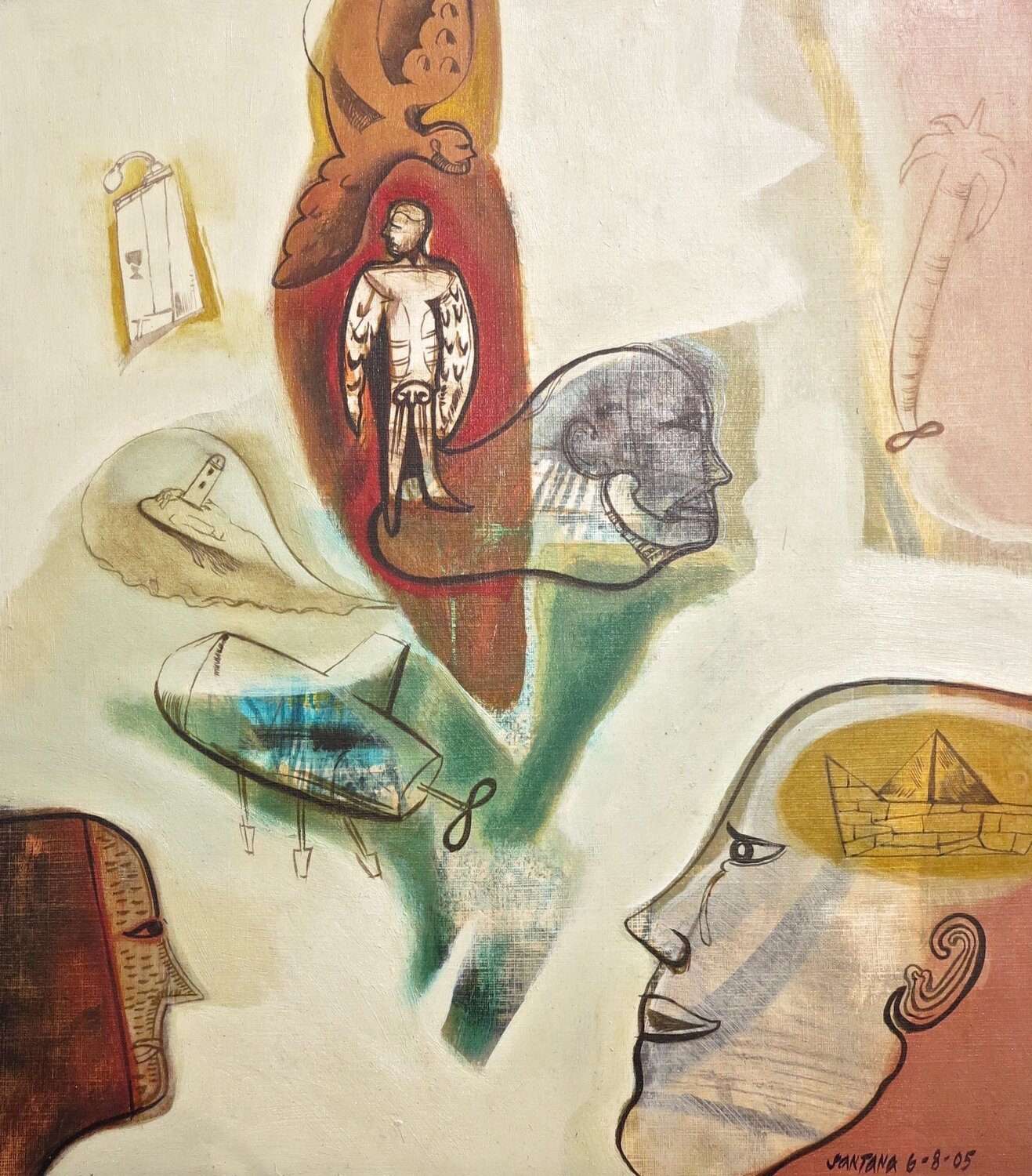 Submarino Eduardo Santana Œuvre sur papier à vendre