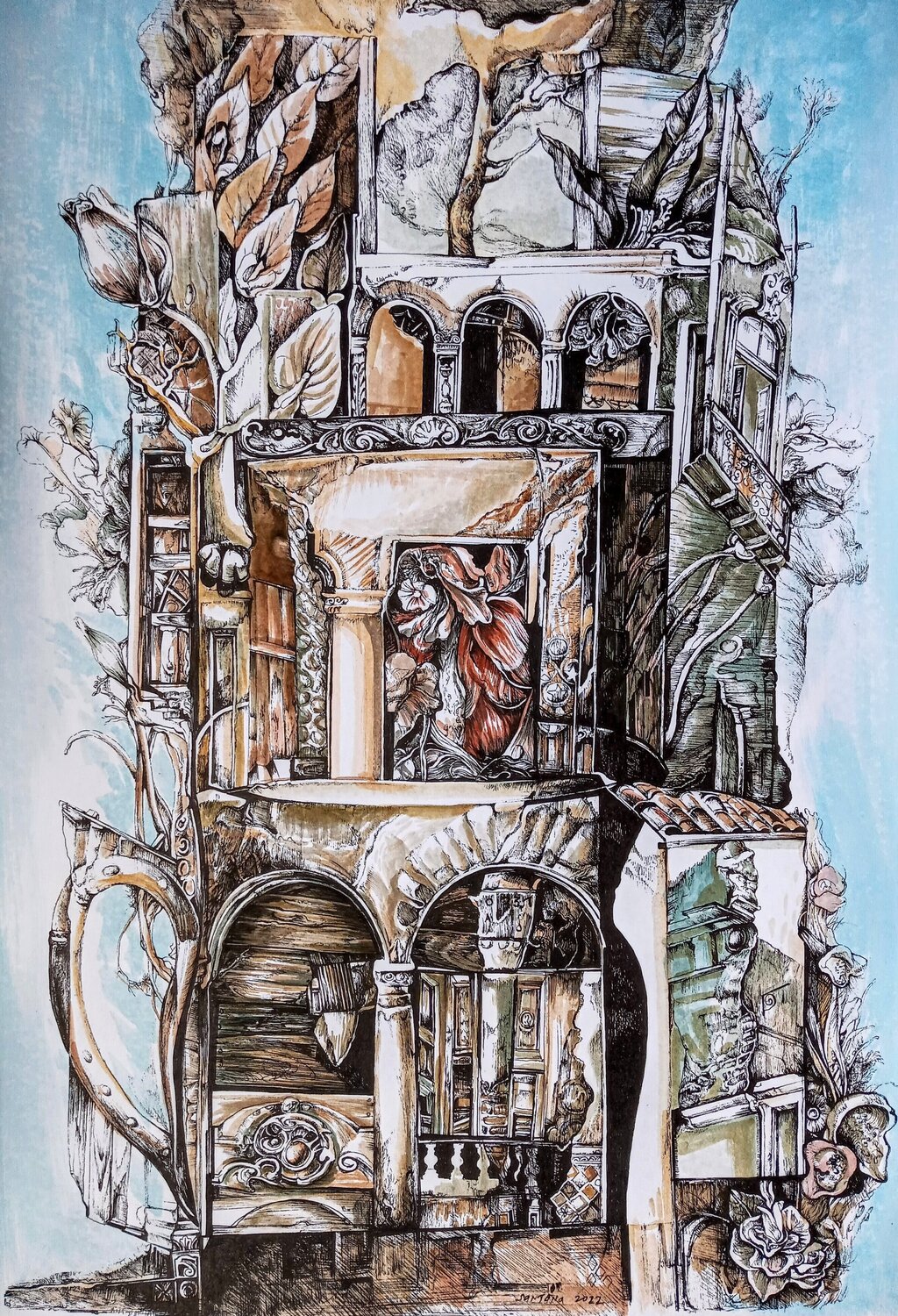 Fachada Florecida Eduardo Santana Opera su carta in vendita