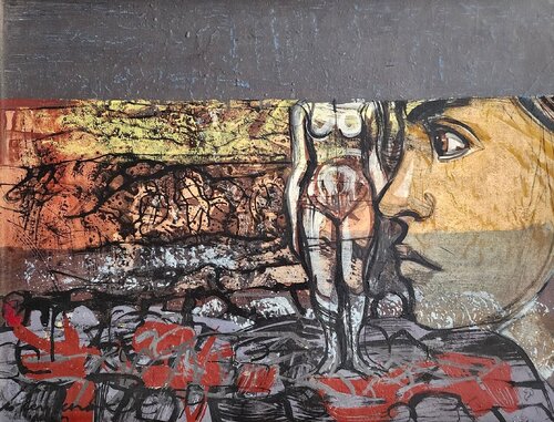 Study for a mural van Guillermo Ceniseros, Schilderij te koop op Singulart