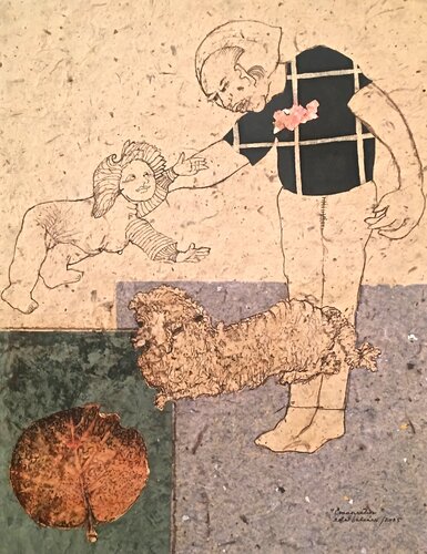 Conversation de Ada Balcacer, Pintura a la venta en Singulart