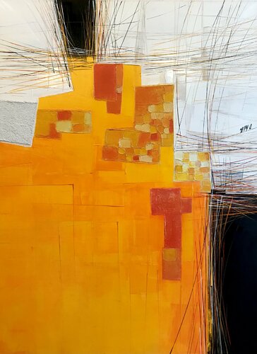 Paysage de lumière... II « Géométrie nomade 2015 » von Olivier Messas, Malerei kaufen auf Singulart