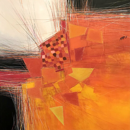 ALEXANDRIA... « Géométrie nomade 2021 » von Olivier Messas, Malerei kaufen auf Singulart