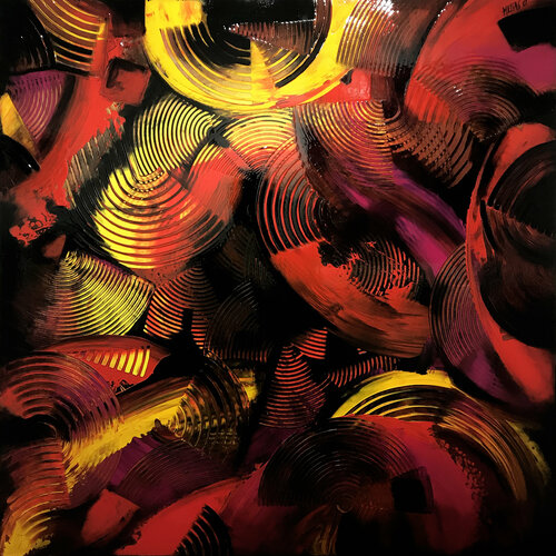 La foule... (2012) von Olivier Messas, Malerei kaufen auf Singulart