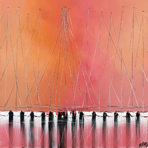 Horizon d’été... (Esprit voile 2021) von Olivier Messas, Malerei kaufen auf Singulart