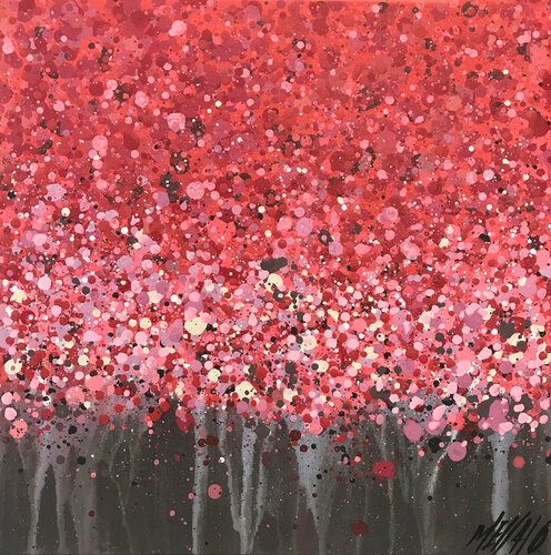 Le temps des cerisiers... (Souvenirs du Sud 2021) von Olivier Messas, Malerei kaufen auf Singulart