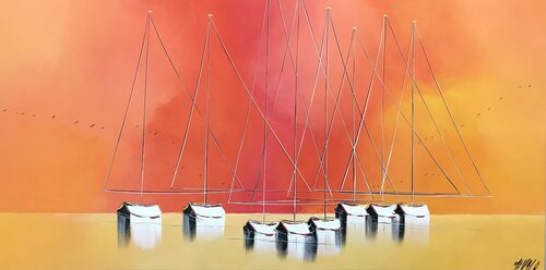 Été indien... (Esprit voile 2021) von Olivier Messas, Malerei kaufen auf Singulart