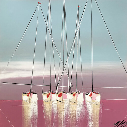 La dolce vita... (Esprit voile 2021) de Olivier Messas, Pintura a la venta en Singulart