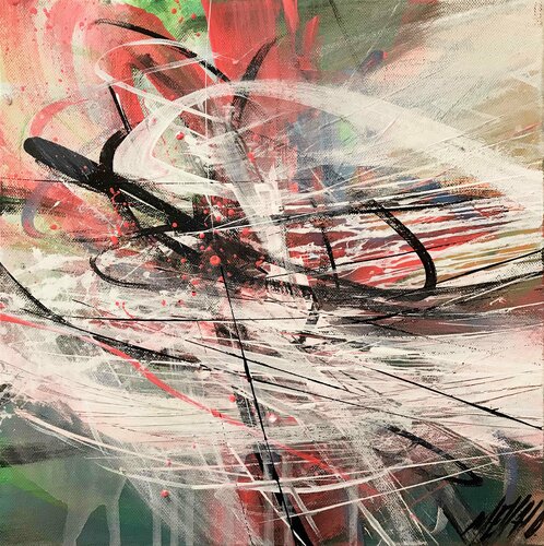 Coup de foudre... (Expression libre 2020) von Olivier Messas, Malerei kaufen auf Singulart