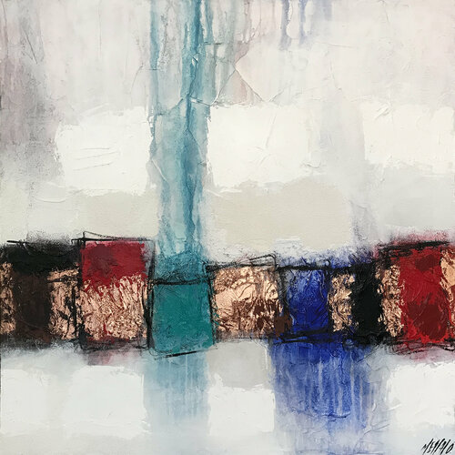 Nuit blanche... (LA TÊTE DANS LES NUAGES 2021) von Olivier Messas, Malerei kaufen auf Singulart