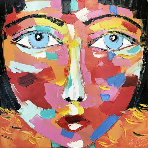 AKIRA “Portrait 26” (2021) van Olivier Messas, Schilderij te koop op Singulart