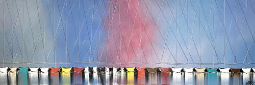 Douceurs à l'horizon... (Esprit voile 2021) van Olivier Messas, Schilderij te koop op Singulart