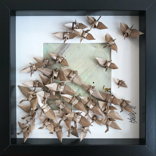 L’envolée… 006 (ORIGAMI 2021) van Olivier Messas, Werk op papier te koop op Singulart