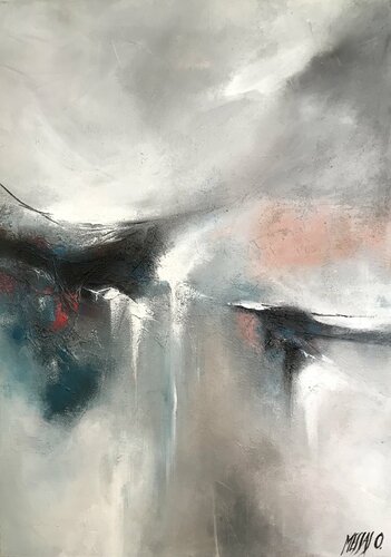 Jusqu’aux cimes de la montagne... (Paysage abstrait 2013) van Olivier Messas, Schilderij te koop op Singulart