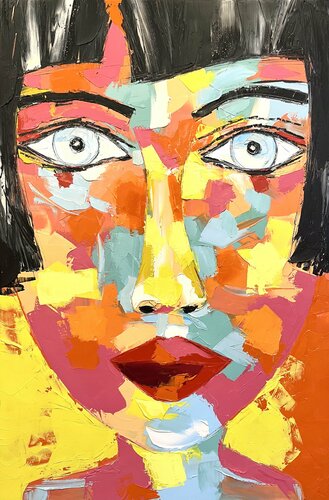COCO "Portrait 029" (2021) van Olivier Messas, Schilderij te koop op Singulart