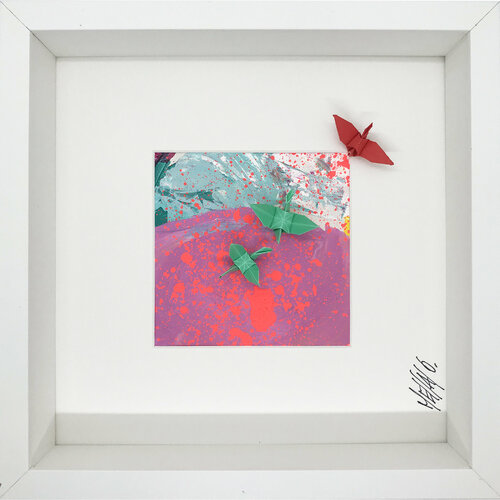 Juste nous trois... II (ORIGAMI 2021) di Olivier Messas, Opera su carta in vendita su Singulart