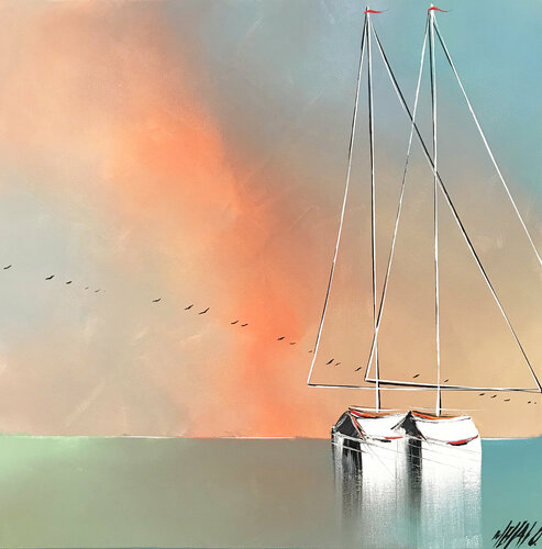 Là-bas... (2019) di Olivier Messas, Pittura in vendita su Singulart